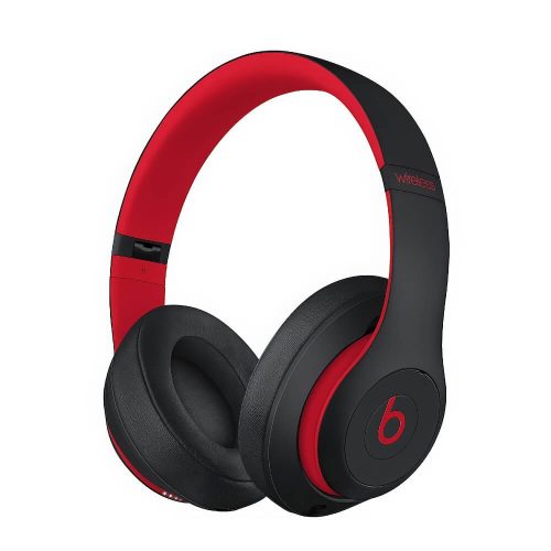 Beats Studio 3 Wireless Bluetooth Headphones (Over Ear) Defiant Black/Red - Decade Collection