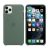 iPhone 11 Pro szilikon tok - Green