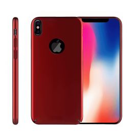MSVII Simple Ultra-Thin iPhone X tok - Matt Red