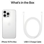 Apple iPhone 16 Pro Max 256GB - White Titanium