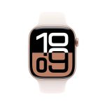 Apple Watch 10 46mm Aluminium Rose Gold with Light Blush Sport Band M/L MWWU3