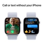 Apple Watch 10 46mm Aluminium Silver with Blue Cloud Sport Loop MWWN3