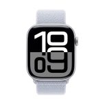 Apple Watch 10 46mm Aluminium Silver with Blue Cloud Sport Loop MWWN3