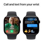 Apple Watch 10 46mm GPS + Cellular Aluminium Jet Black with Black Sport Band M/L MWY43