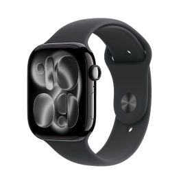   Apple Watch Series 11 GPS 46mm Jet Black Aluminium - Black Sport Band MEUX4