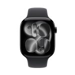 Apple Watch Series 11 GPS 46mm Jet Black Aluminium - Black Sport Band MEUX4