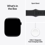 Apple Watch Series 11 GPS 46mm Jet Black Aluminium - Black Sport Band MEUX4