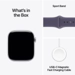 Apple Watch Series 11 GPS 42mm Silver Aluminium - Purple Fog Sport Band MEVA4