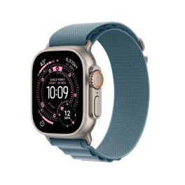   Apple Watch Ultra 3 LTE 49mm Titanium Narural - Blue Alpine Band MEWP4