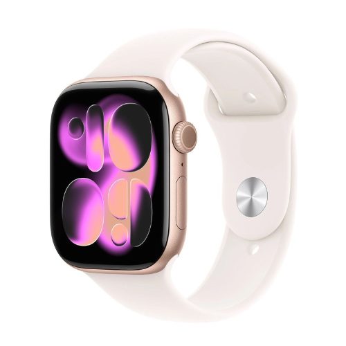 Apple Watch Series 11 GPS 42mm Rose Gold Aluminium - Pink Sport Band MEU04