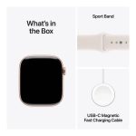Apple Watch Series 11 GPS 42mm Rose Gold Aluminium - Pink Sport Band MEU04