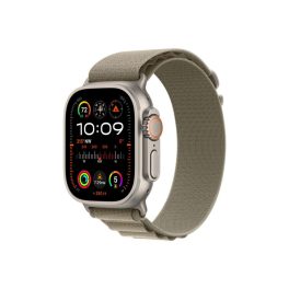   Apple Watch Ultra 2 49mm Titanium Case with Alpine Loop S - Olive 