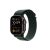 Apple Watch Ultra 2 49mm Titanium Black with Dark Green Alpine Loop Strap Medium MX4R3