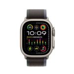 Apple Watch Ultra 2 49mm Titanium with Trail Loop Strap Blue Black M/L MRF63